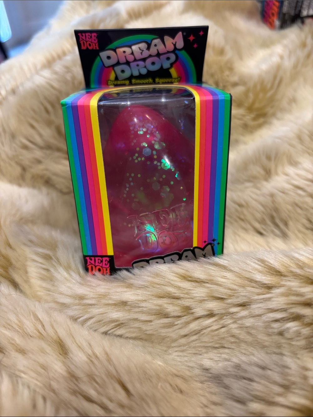 NeeDoh Dream Drop Stress Ball - Pink